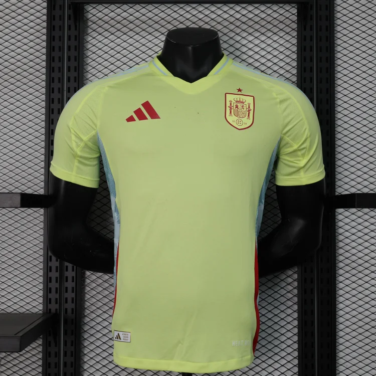 Player Spain Away Kit 24/25 Euro Cup 2024 Football Jersey