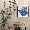 5D DIY Full Round Drill Diamond Painting Mechanical Butterfly Kit Decor 40x40cm