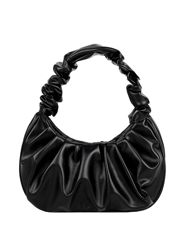 Elegant Cloud Gathered Short Strap Bag
