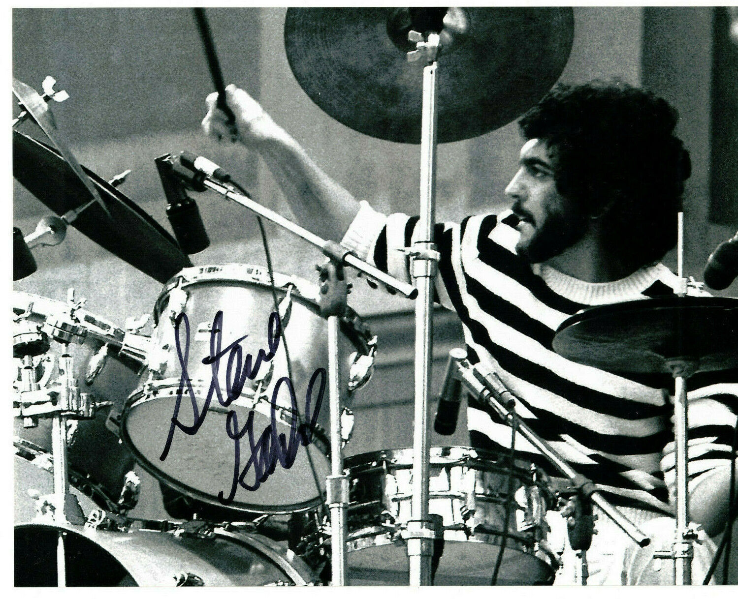 Steve Gadd Authentic Signed 8x10 Photo Poster painting Autographed, Drummer, Hall of Fame