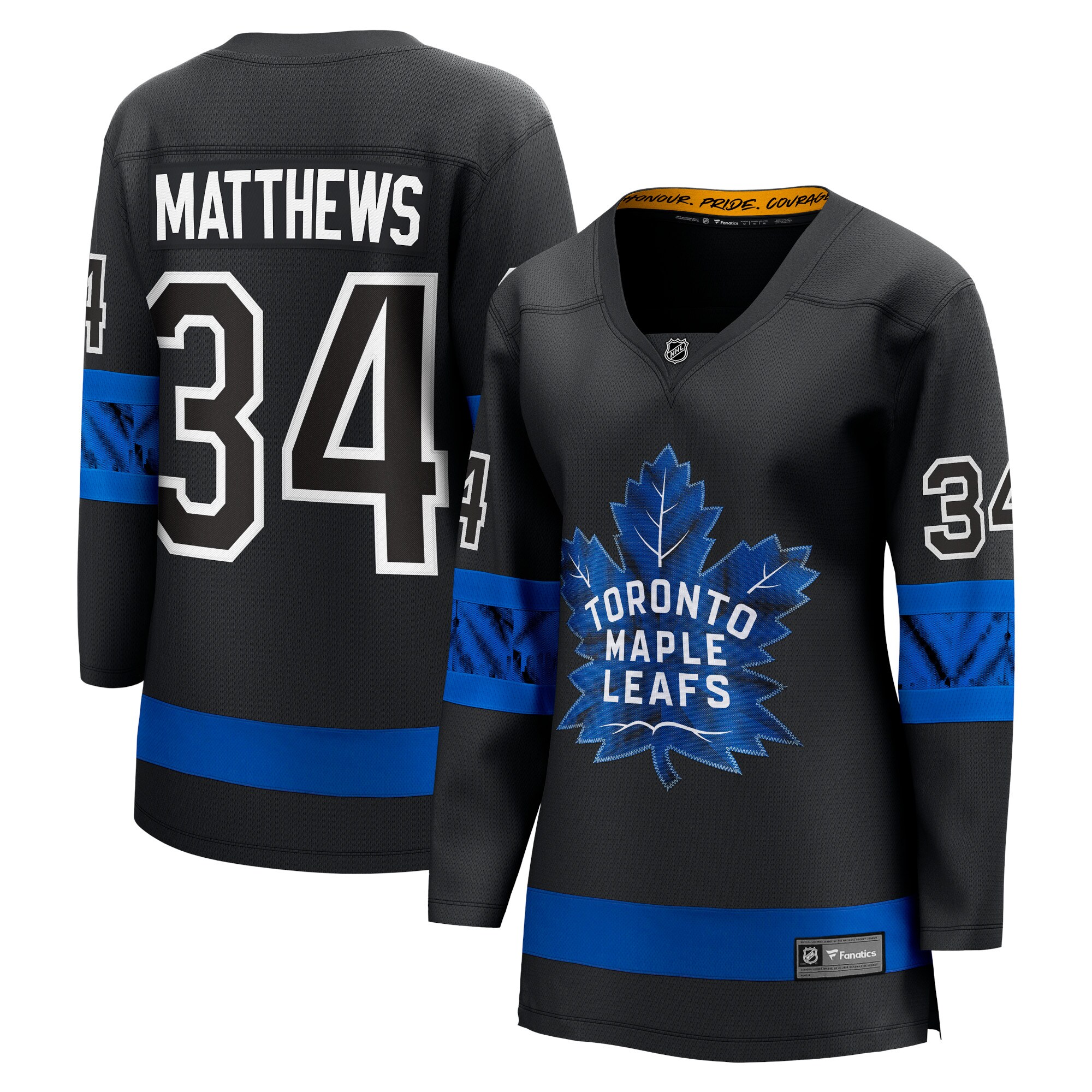 Auston Matthews Toronto Maple Leafs Fanatics Women’s Alternate Premier Breakaway Reversible   Jersey – Black mysite