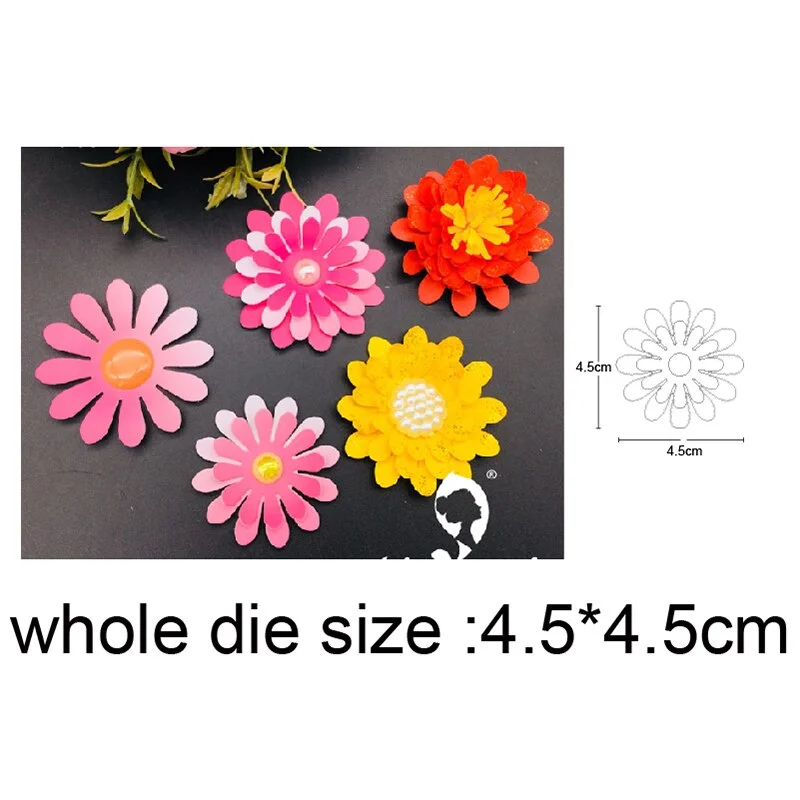 Christmas Flowers Metal Cutting Dies Stencils for Diy Scrapbooking dies Decor Cards Photo Embossing Die Cut Craft Dies New 2020