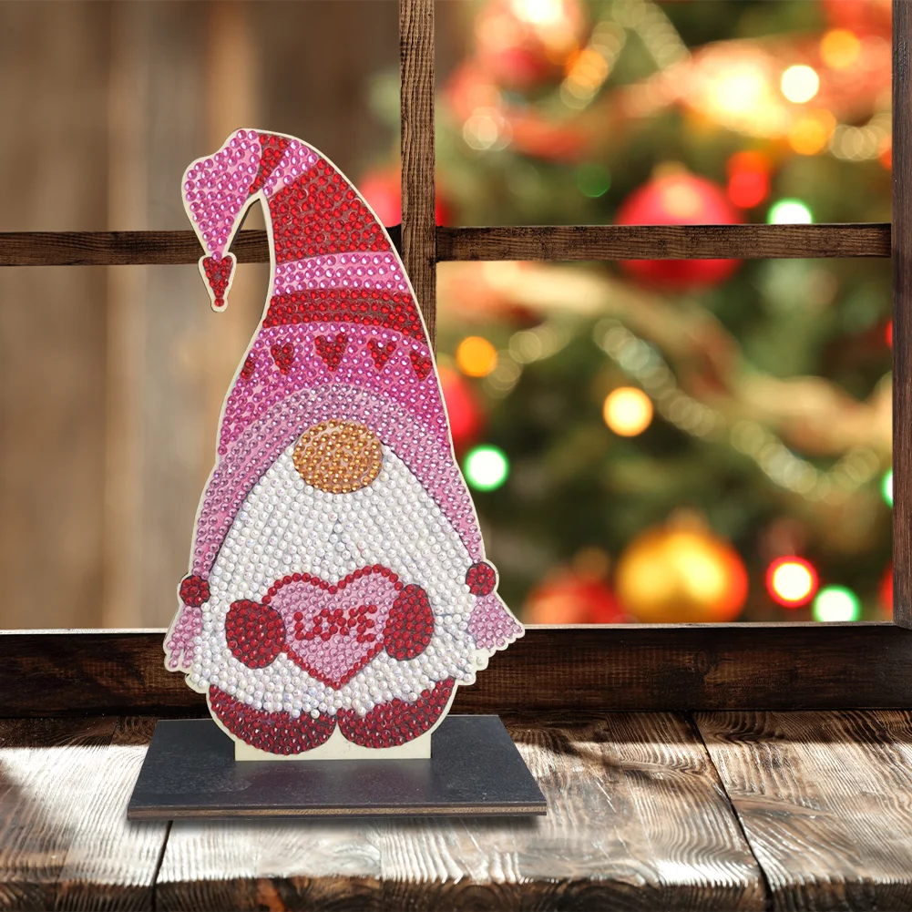 Christmas Diamond Art Ornaments Rhinestones Single-Sided for Kids Gifts