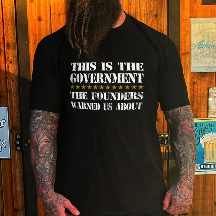 Livereid This Is The Government Printed Men's T-shirt - Livereid