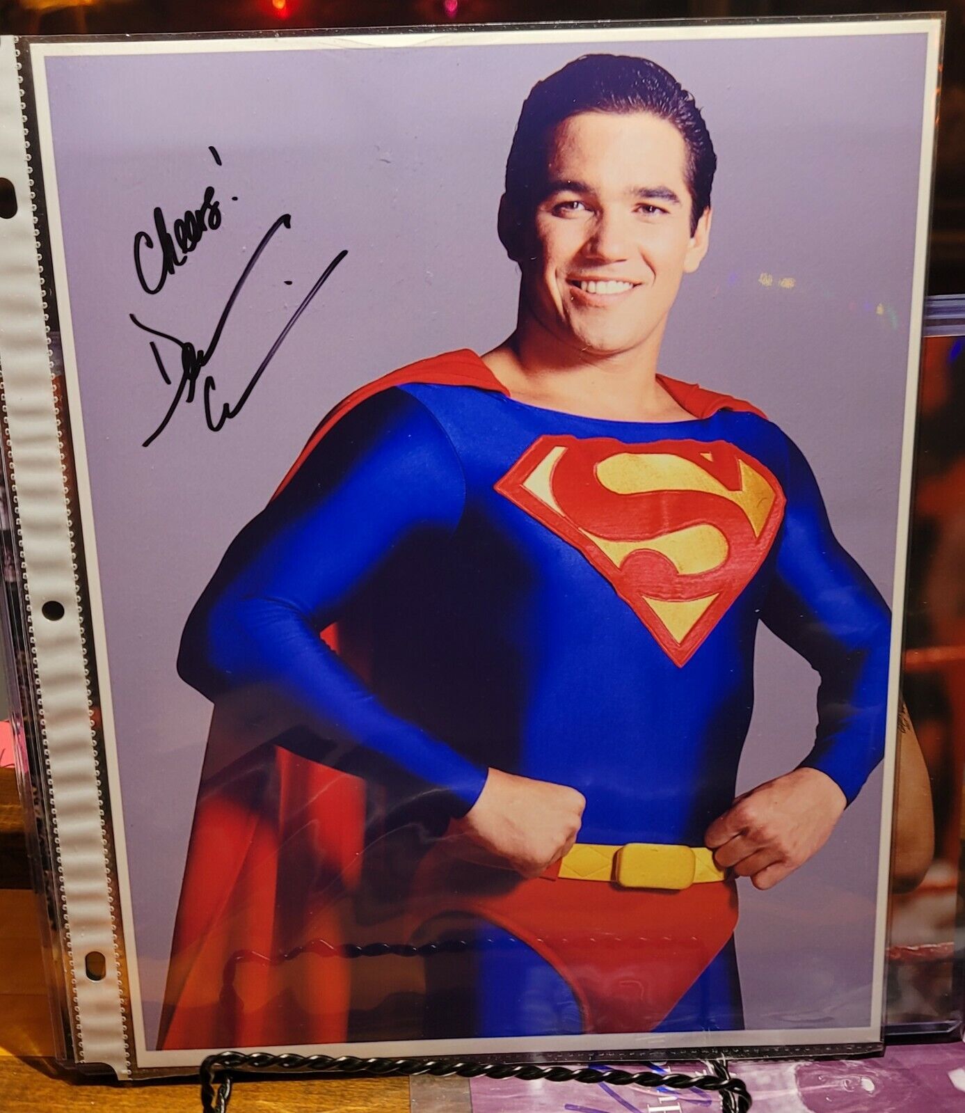 Dean Cain Superman hand signed autographed 8 1/2 x11 Actor