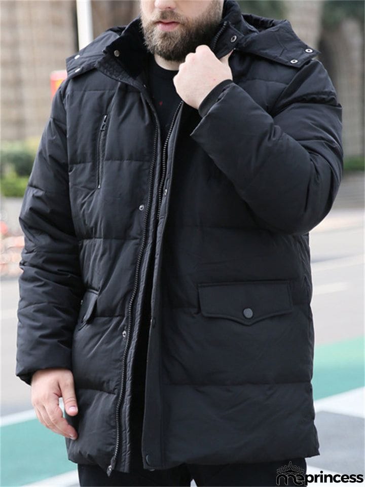 Men's Plus Size Thick Lightweight Warm Coats