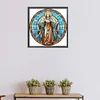 【Clearance Sale】Jesus Virgin Glass Painting-Paint by Numbers Acrylic Painting 40*40CM