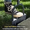 Serrated Step Trimming Shovel Half Moon Lawn Edger for Home Courtyards Driveways