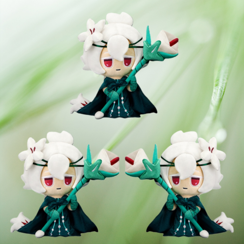 Cookie White lily Plushies 3pcs festive 67 plush