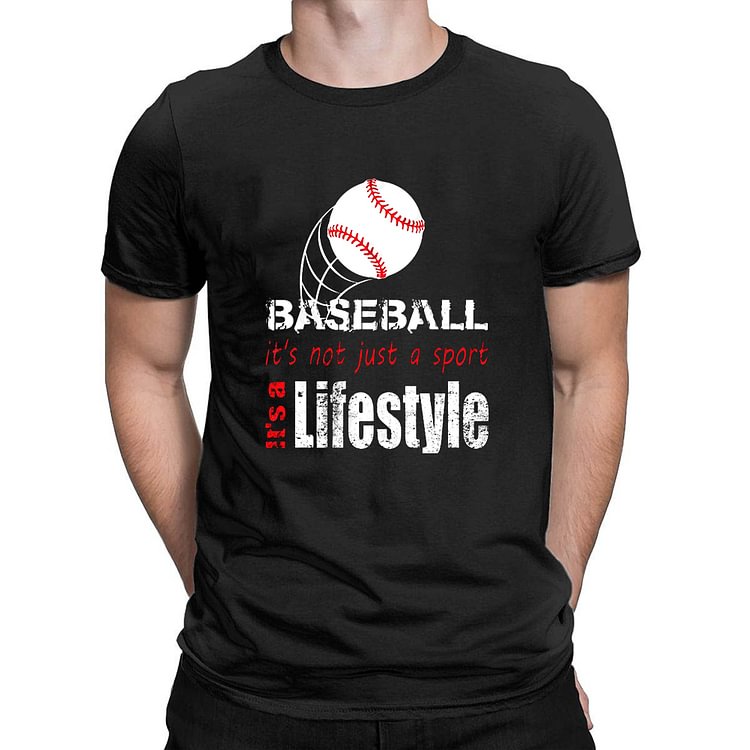 Baseball Lifestyle Mens Short Sleeve Print T-Shirt-014348