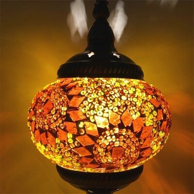Mosaic Pendant Lamps Handmade Stained Glass Moroccan Lamp For Bedroom Bar Kitchen Weeding Decor Mosaic Hanging Lamp