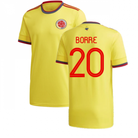 Kolumbien Rafael Borré 20 Home Trikot 2021-2022