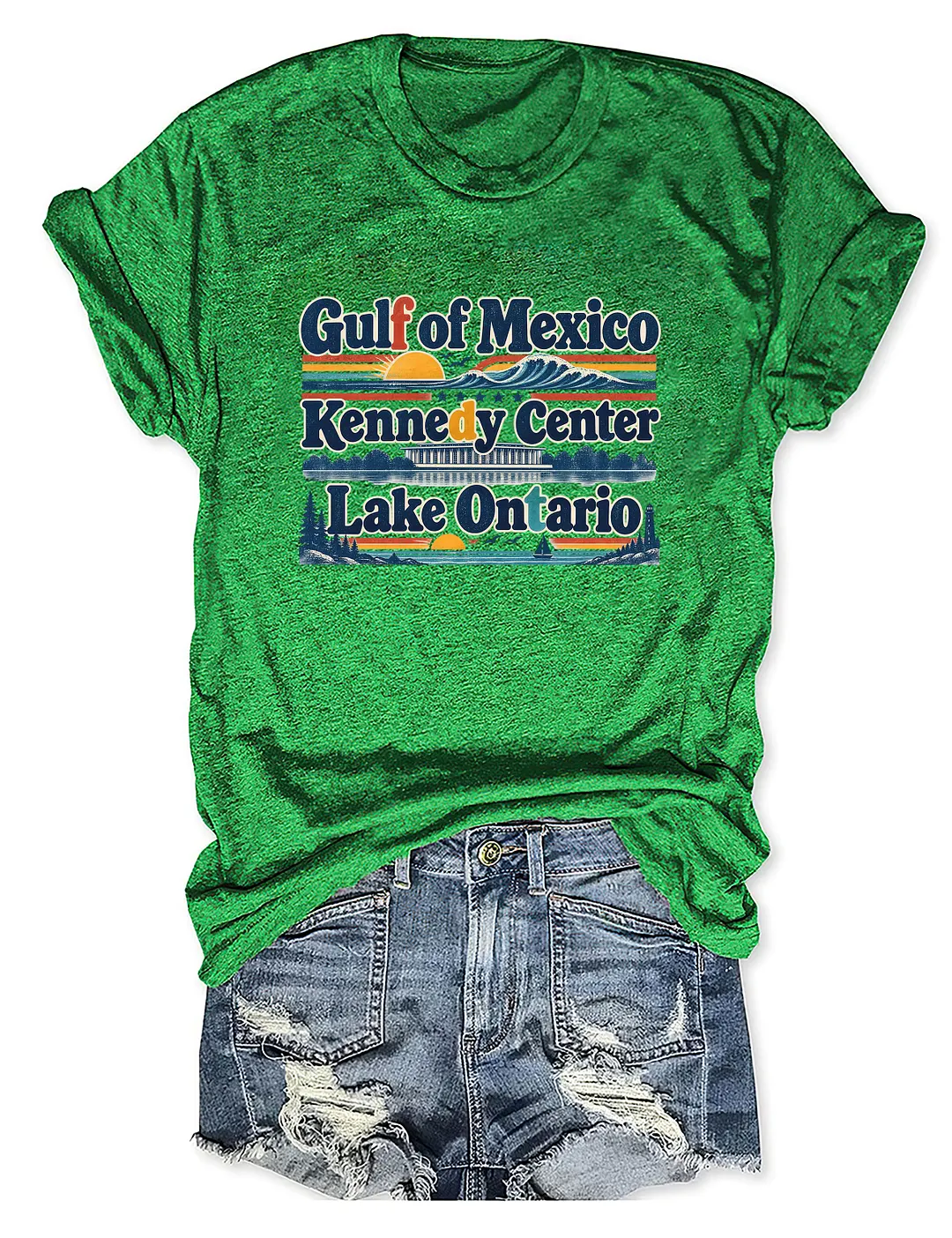 Gulf Of Mexico Kennedy Center Lake Ontario T-shirt