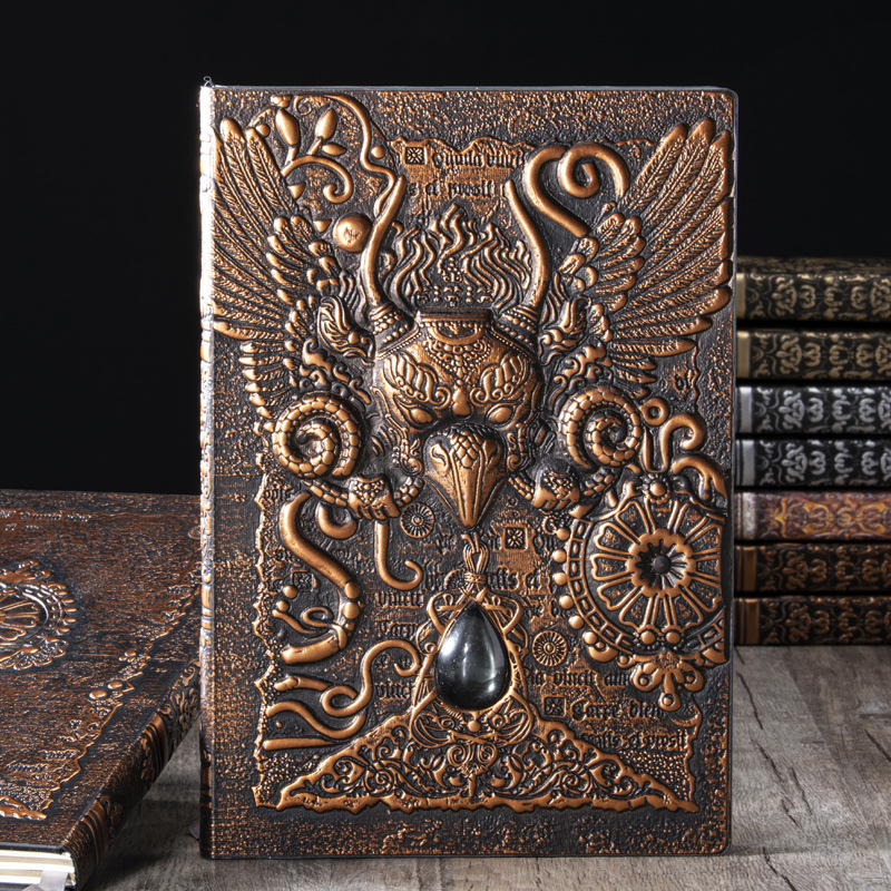 Strange Eagle Relief PU Hardcover Notebook - A5 Notepad