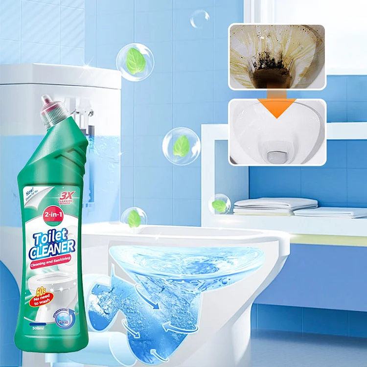 2-in-1 Scrub-Free Toilet Cleaner