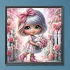 Diamond Painting-DIY Full Round Drill Cute Girl