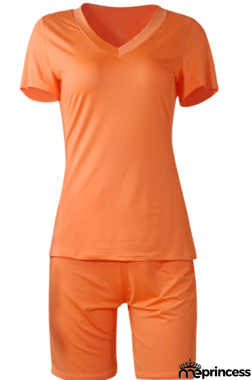 Blue Milk Silk Casual Sexy Solid Two Piece Suits pencil Short Sleeve