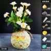 Wooden Vase Solid Mosaic Art Handmade Pasting Material Pack DIY Creative Decoration Kit