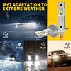 KIMLATAR H1 LED Bulbs Super Bright 30000LM 600% Xenon White H1/H1LL Bulbs Halogen Raplacement Fog Light Pack of 2