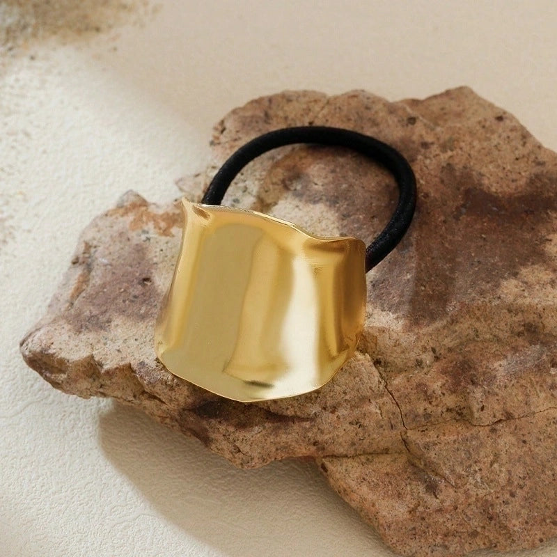 Women’s IG Style Basic Sweet Red Heart Flower Bow Knot Alloy Three-dimensional Imitation Pearl Hair Tie