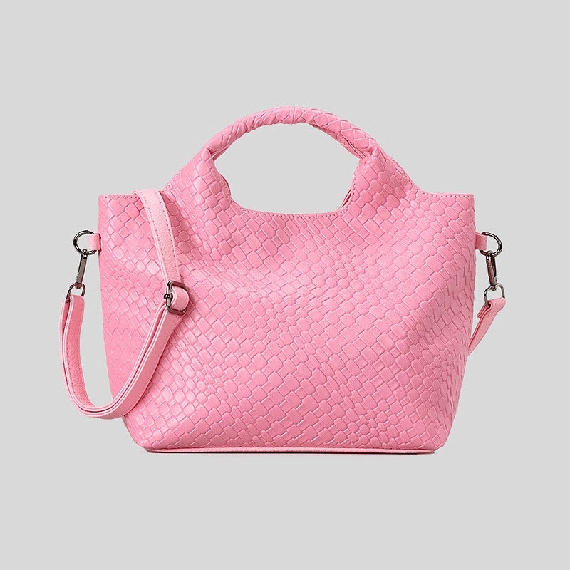 Women’s Medium Pu Leather Solid Color Vacation Classic Style Printing (Printing) Square Zipper Handbag