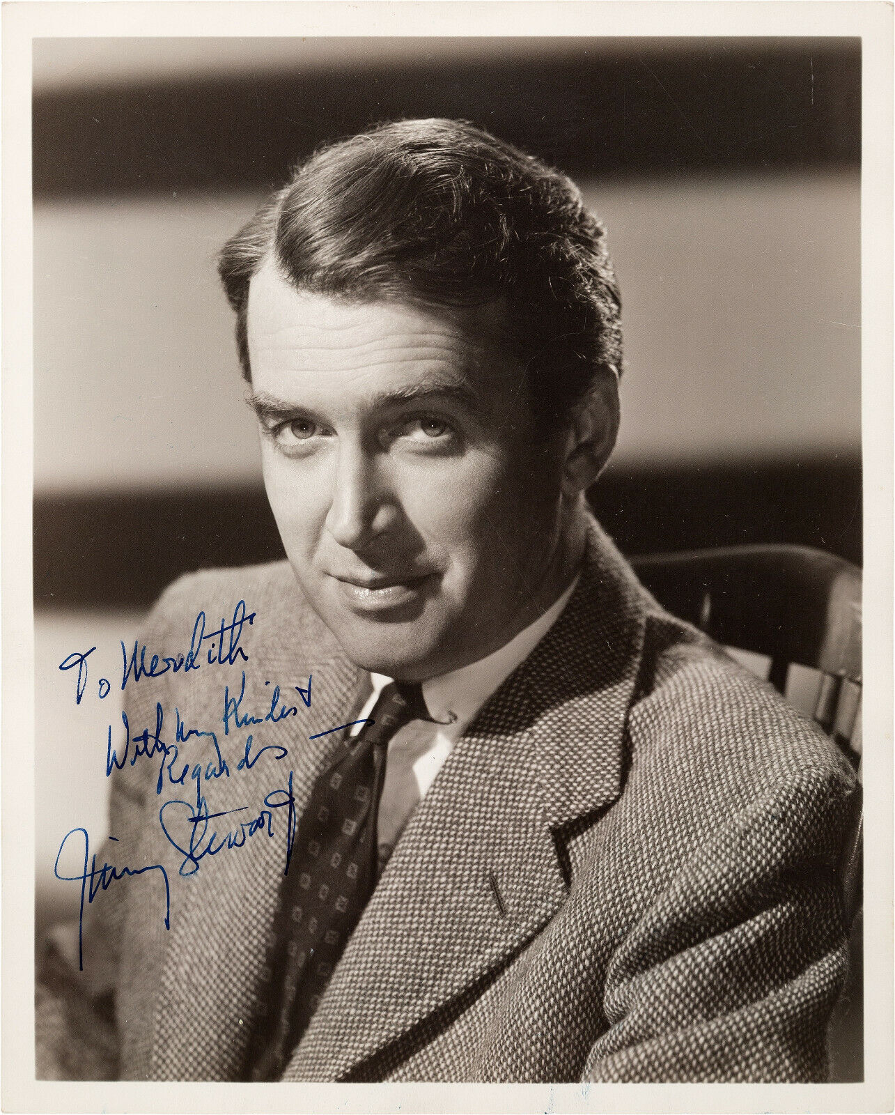 JAMES 'JIMMY' STEWART Signed Photo Poster paintinggraph - Film Actor - Preprint