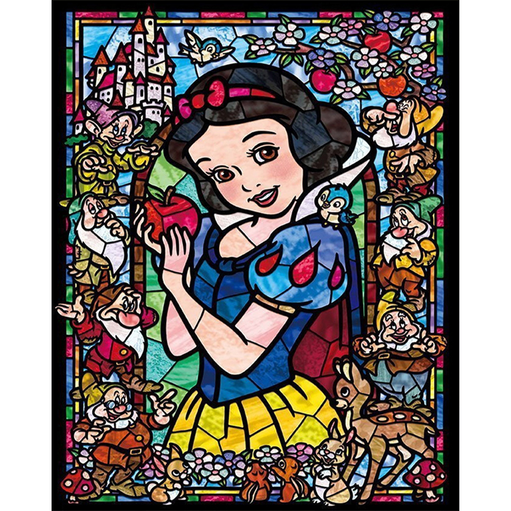 

Snow White Glass Picture - Round Drill Diamond Painting - 30*40CM, 501 Original