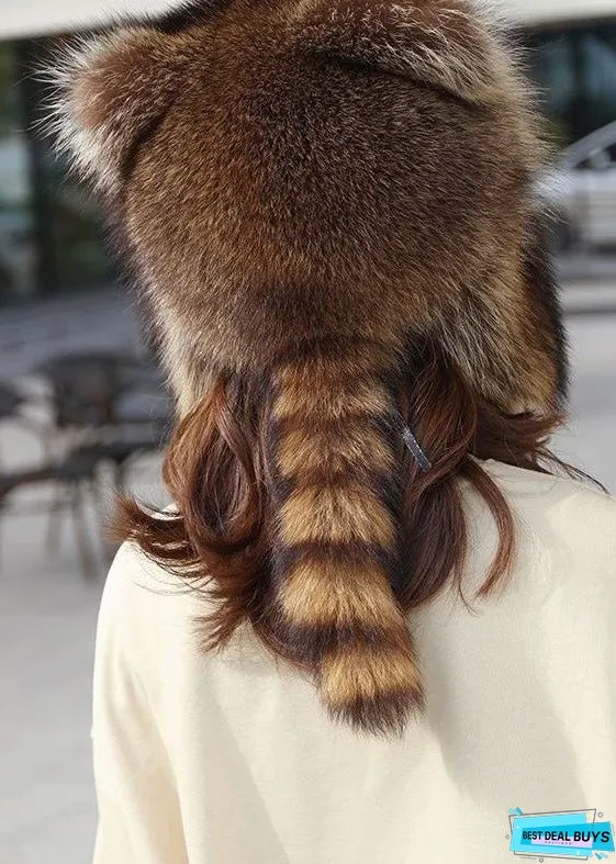 Super Cute Winter Ear Boonie Hat New Cat Ears Shaped Little Fox