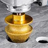 Diamond Chamfering Bit for Angle Grinder Step Drill Bit for Marble Tile