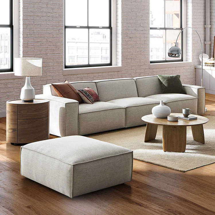 Jonathan Extended Sofa with Ottoman