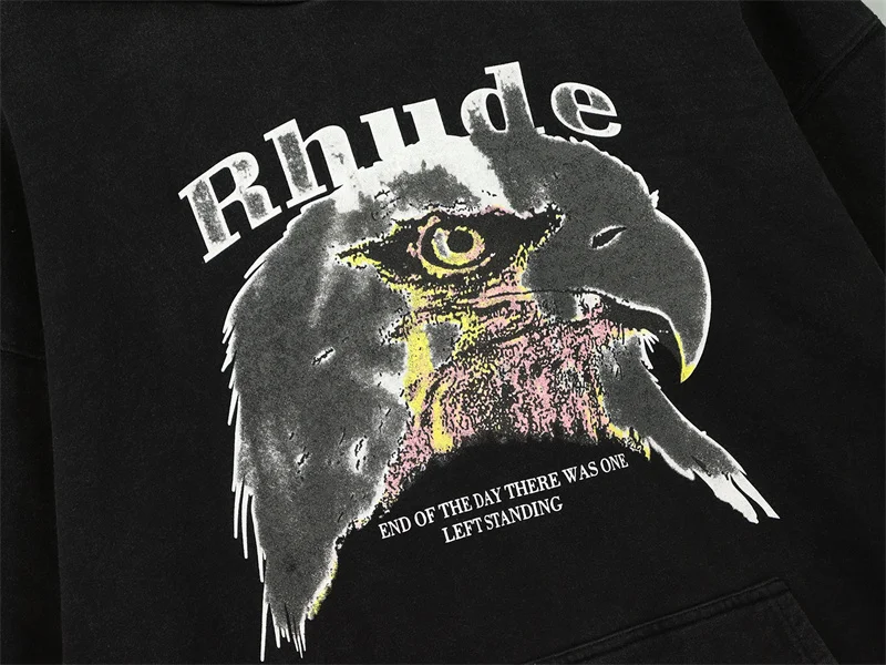 RHUDE 2023 new hoodie sports sweater