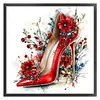 Red High Heels Full Stamped Cross Stitch 11CT 3-Strand 40x40cm