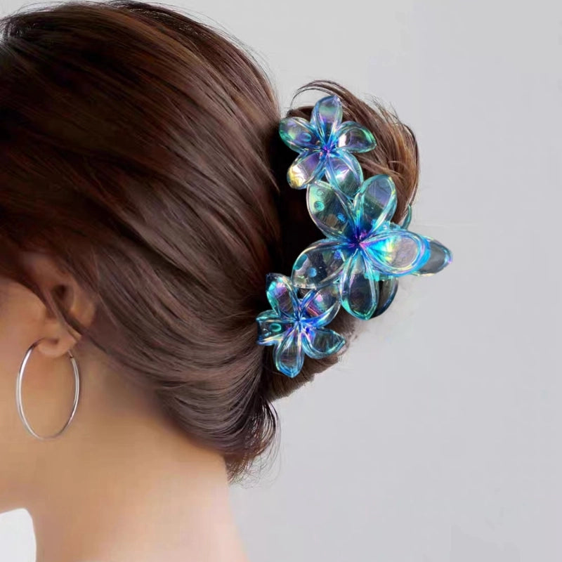 Cute Women’s Flower Plastic Hair Claws