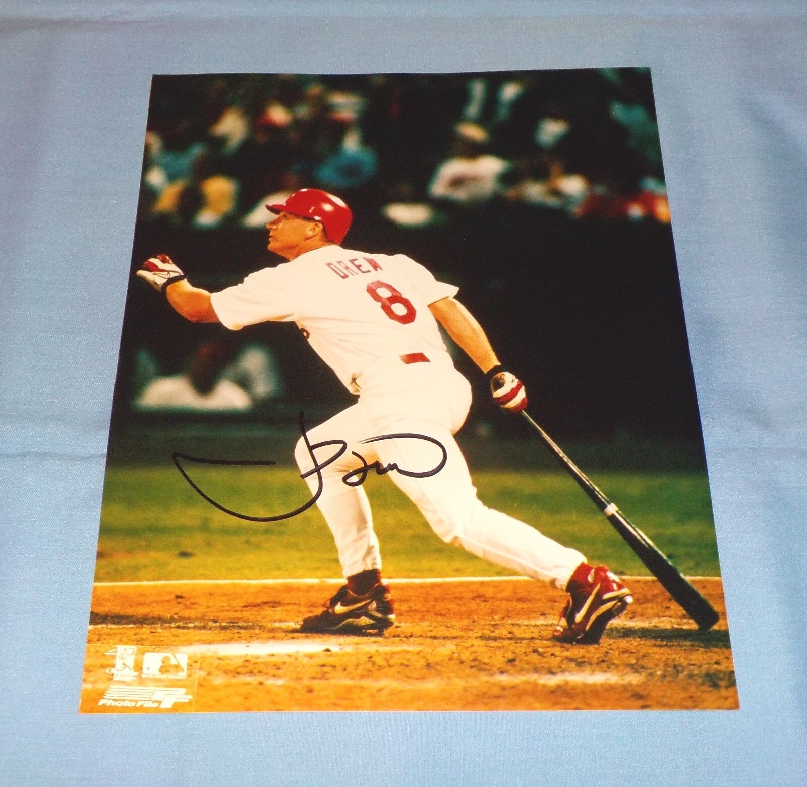 J.D. Drew Signed Autographed 8x10 Photo Poster painting St. Louis Cardinals Boston Red Sox