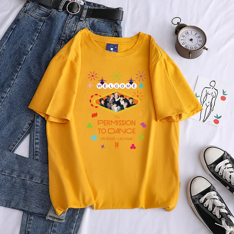 BTS Permission to Dance Las Vegas Candy T-shirt