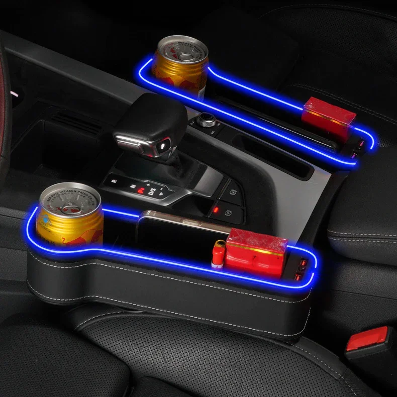 Car Seat Gap Storage Box with Charging