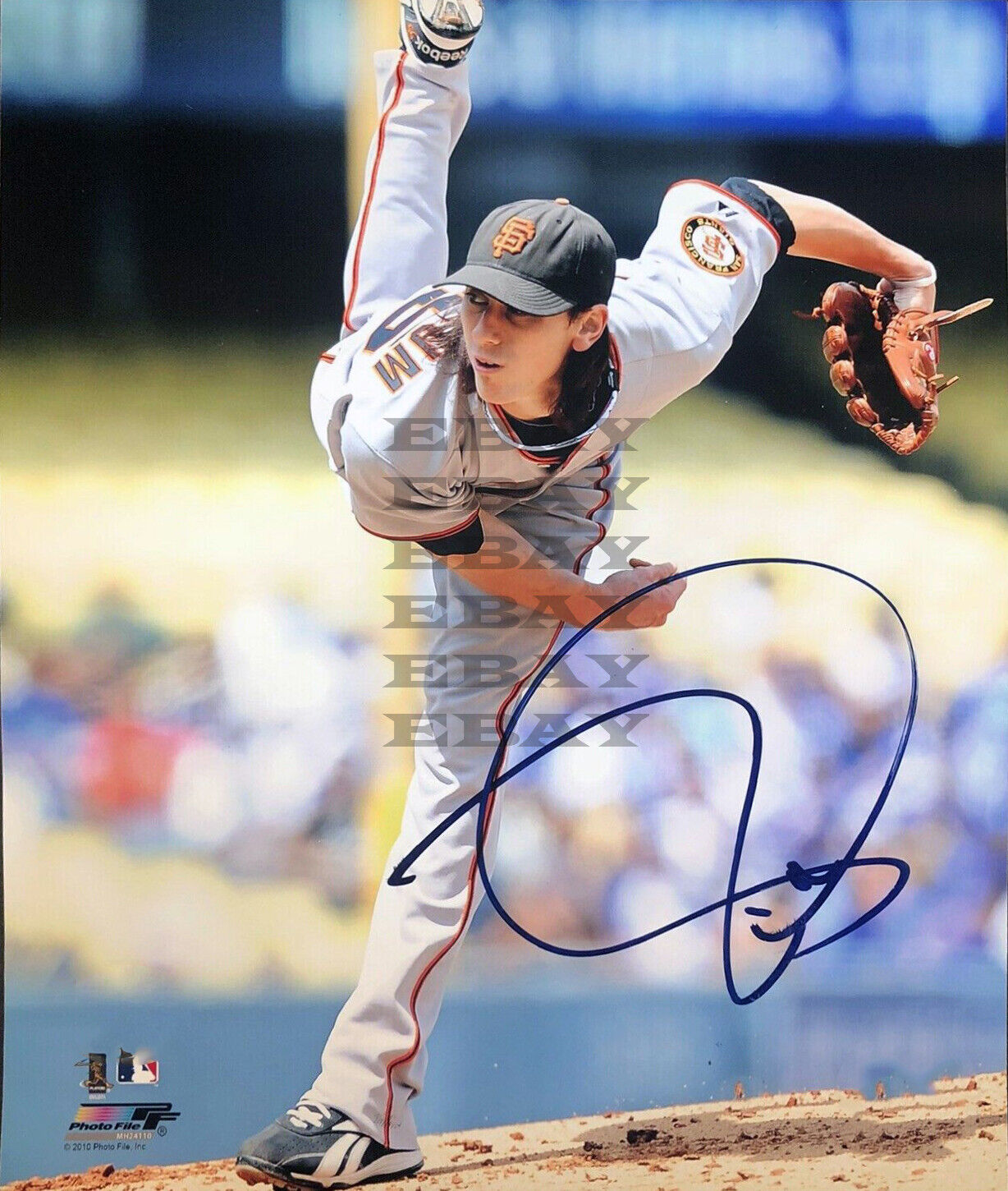 Tim Lincecum SF Giants Signed 8x10 autographed Photo Poster painting Reprint