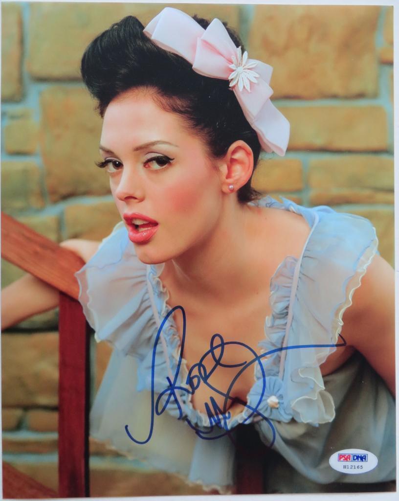 Rose McGowan Signed Authentic Autographed 8x10 Photo Poster painting (PSA/DNA) #H12165