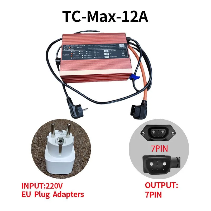 Suitable for Super SOCO TC TS TC-MAX High Current Charger 12A Fast Charging Communication Protocol Compatible