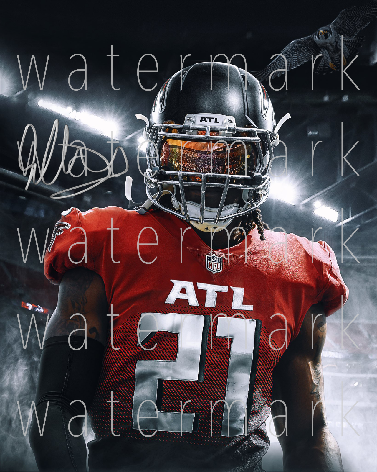 Todd Gurley Falcons NFL Football signed 8X10 print Photo Poster painting poster autograph RP