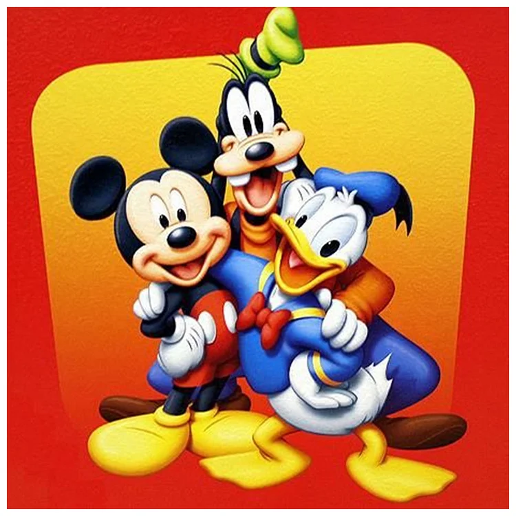 5D Disney Diamond Painting - Full Round / Square - Mickey Mouse moon