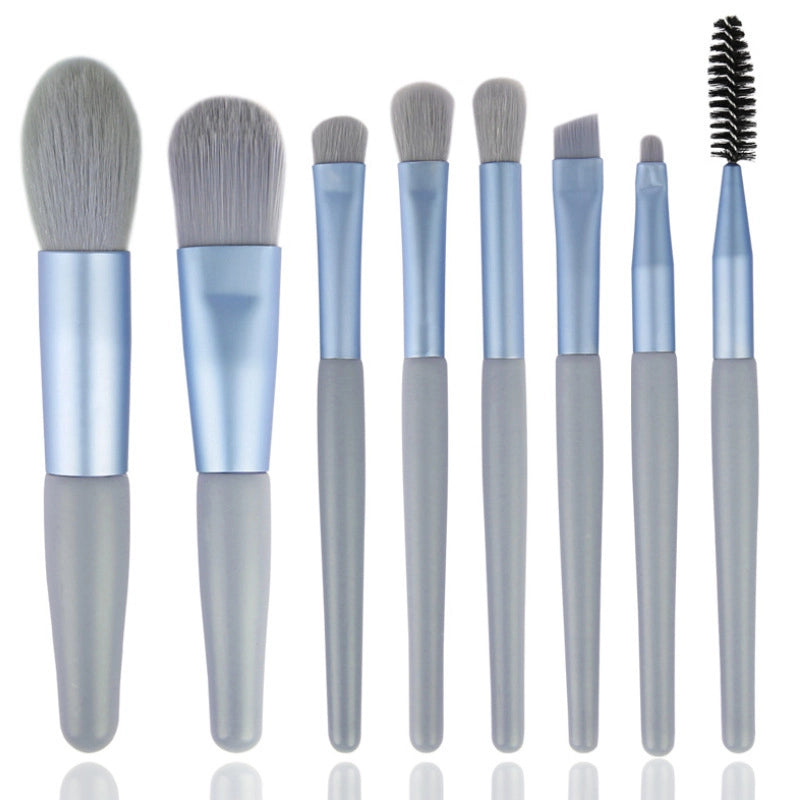 Lady Minimalist Artificial Fiber Plastic Handgrip Makeup Brushes 1 Set