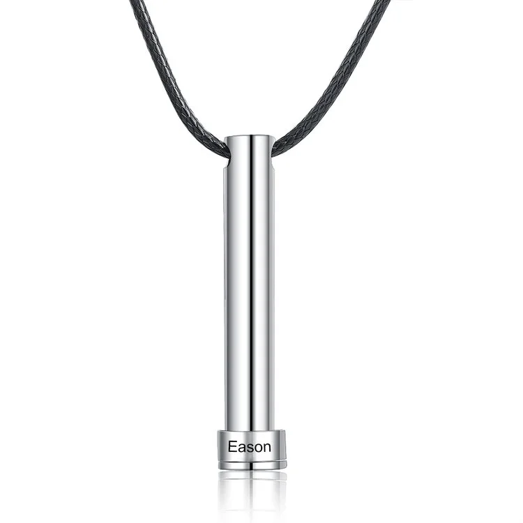 Men's Necklace Engraved 1 Personalized Names