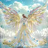 Diamond Painting-DIY Crystal Rhinestone Lake Angel