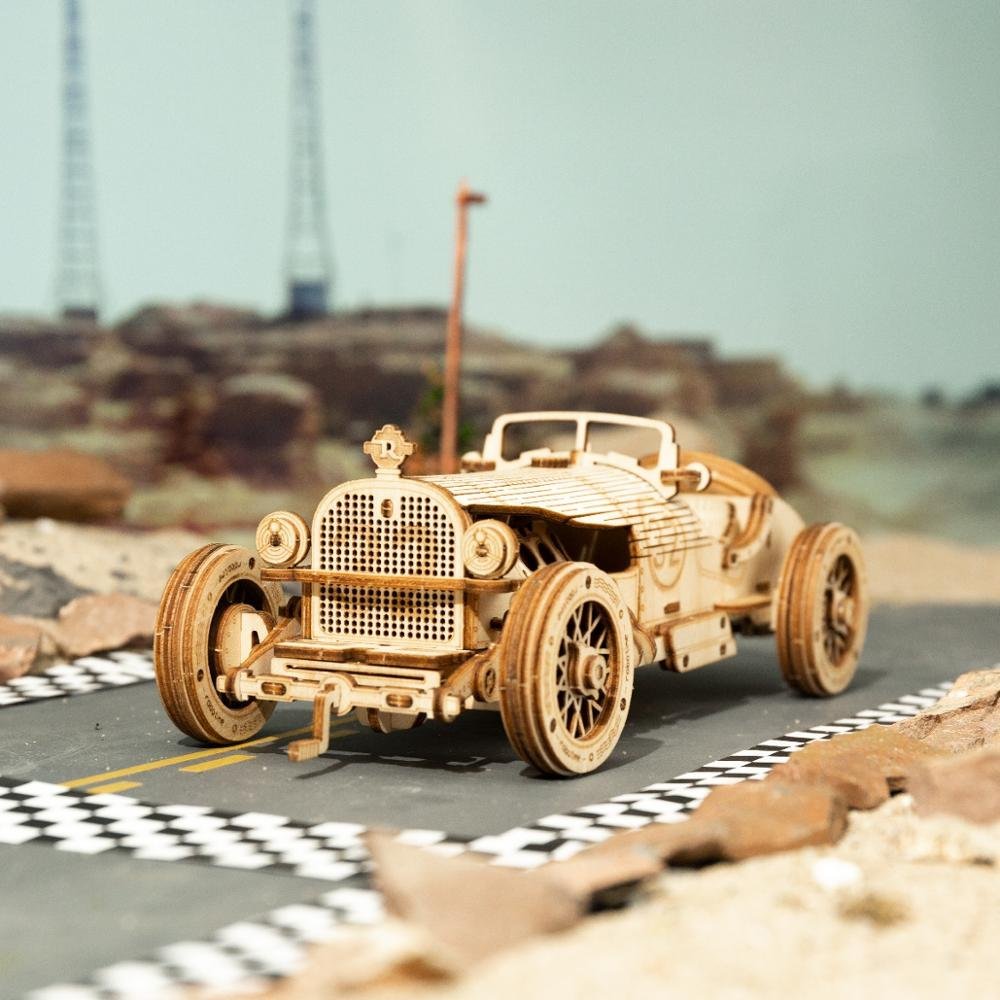 DIY 3D Car Wooden Model