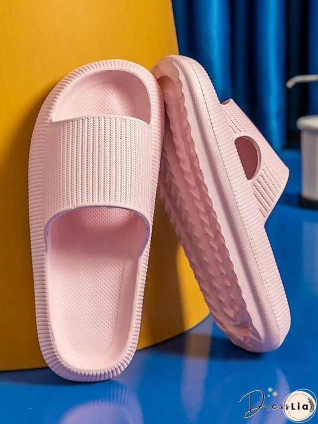 Women's Slippers House Slippers Home Beach Flat Heel Open Toe Casual Minimalism Eva(ethylene-vinyl Acetate Copolymer)