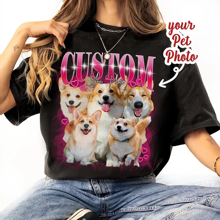 Custom Your Own Bootleg Rap Unisex T-Shirt Sweatshirt Hoodie, Retro Vintage Graphic 90 Shirt