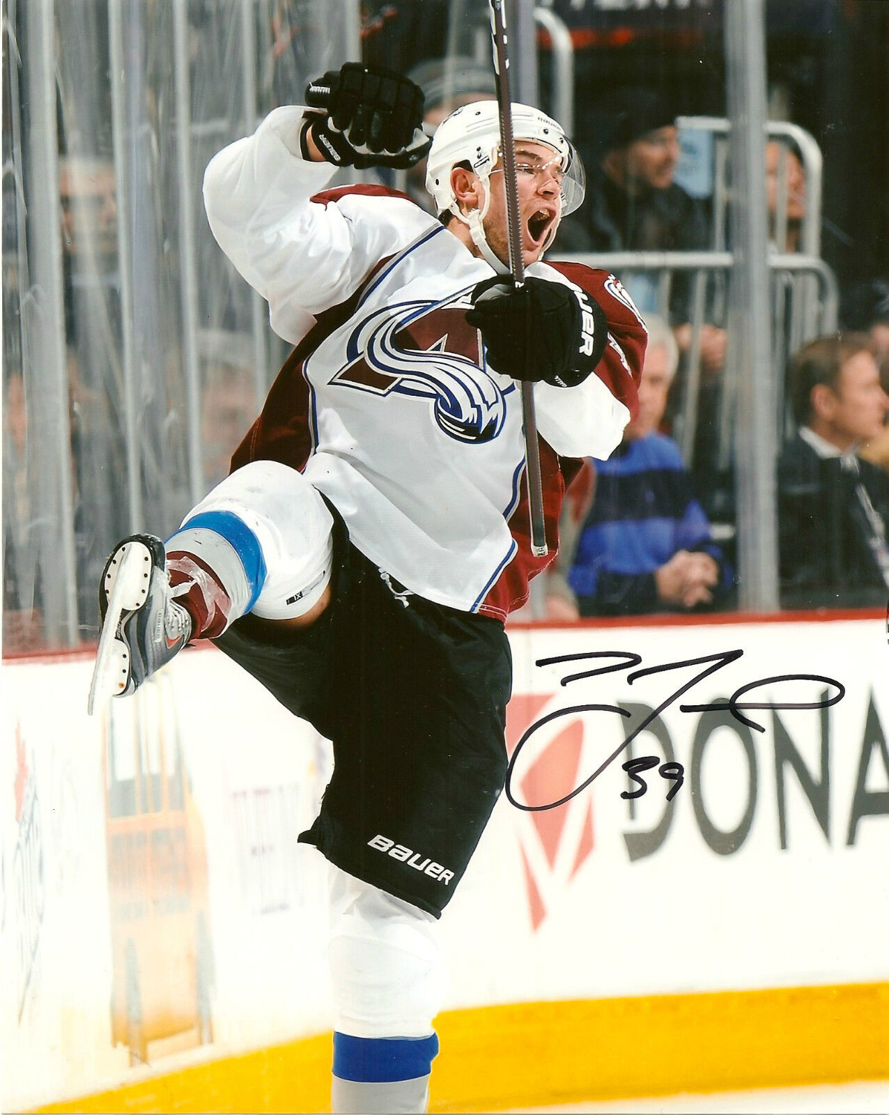 Colorado Avalanche TJ Gagliardi Signed Autographed 8x10 Photo Poster painting COA