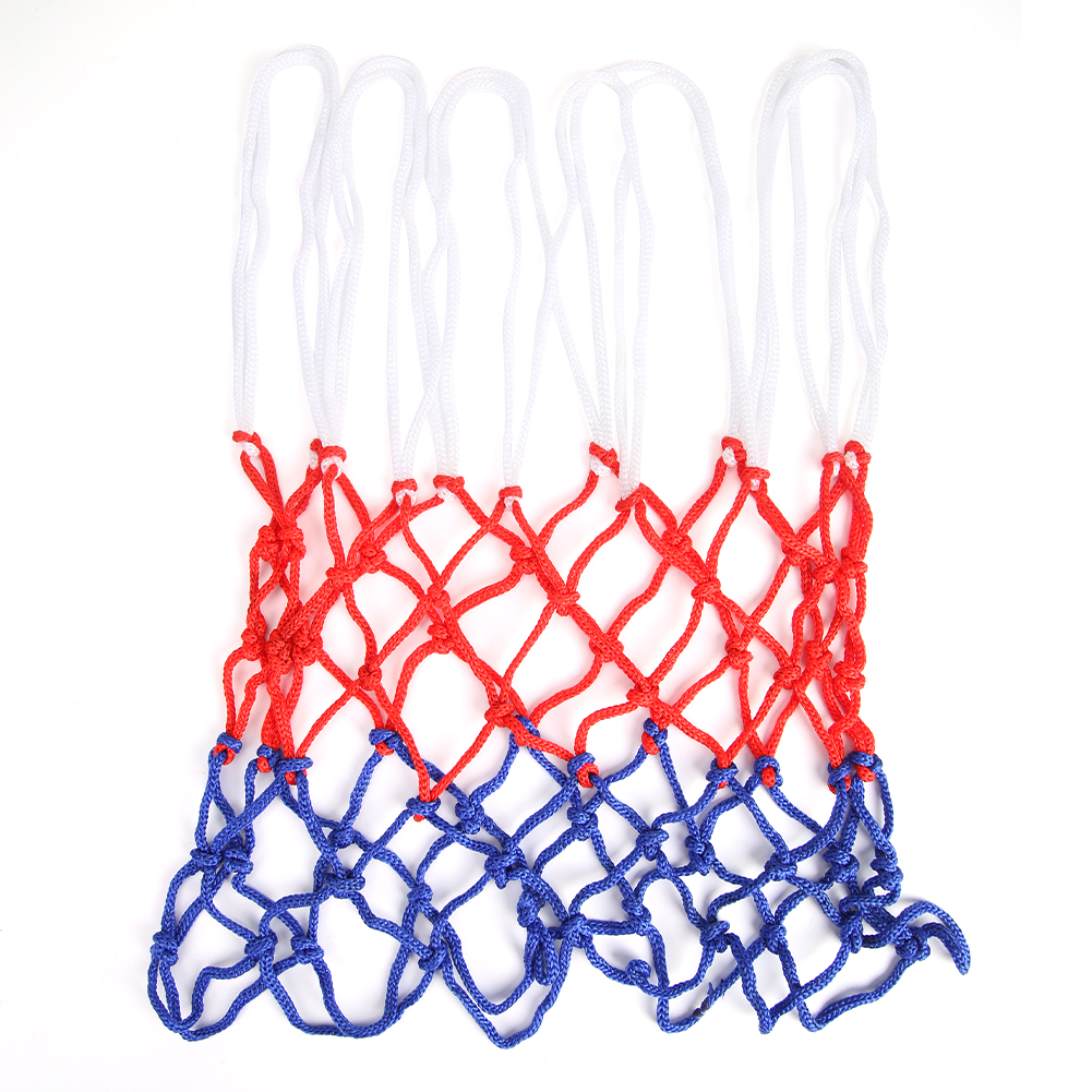 

All-Weather Basketball Net Red+White+Blue Tri-Color Basketball Hoop Net, 501 Original