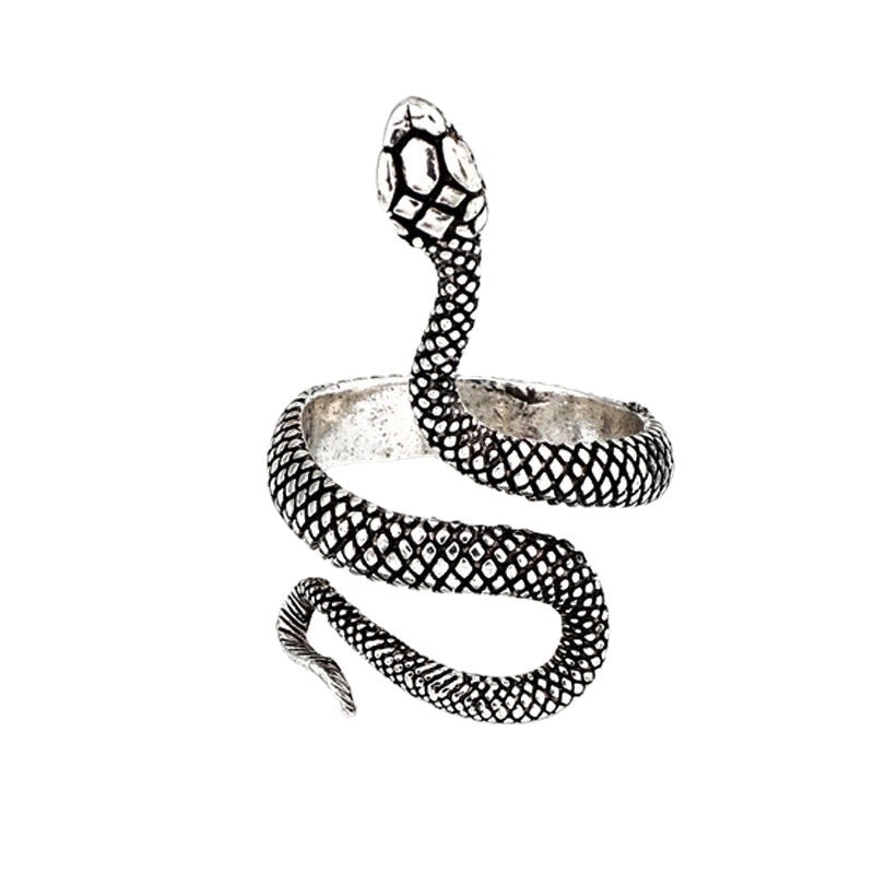 Fashion Snake Alloy Plating Women’s Open Ring